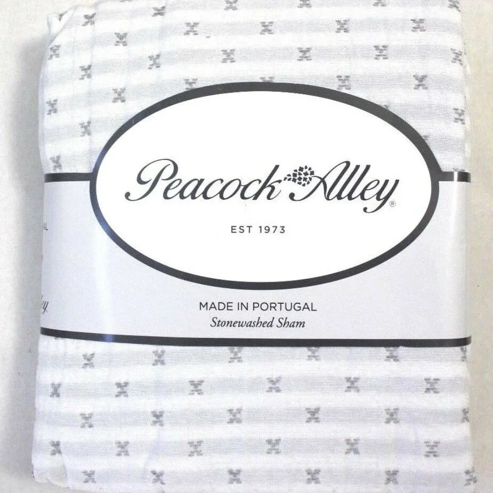 Peacock Alley One Textured Desert Stonewashed Sham